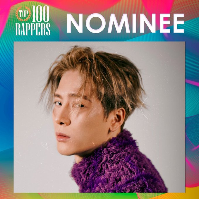 TOP100KPOP's tweet photo. JACKSON (GOT7) was nominated for the Best Rapper Award 🏆

🚨 LAST DAYS TO VOTE!!!
👉 VOTE: https://t.co/cOkbNgpF3S https://t.co/Buu198HYuU