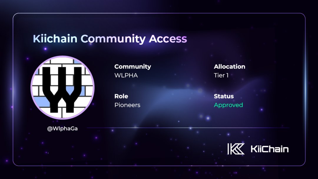 WLPHA (@wlphaga) on Twitter photo Big News!!          
We’re happy to announce that we are collaborating with <a href="/KiiChainio/">KiiChain</a> 
More details to be shared in the WLPHA Discord Big News!!          
We’re happy to announce that we are collaborating with <a href="/KiiChainio/">KiiChain</a> 
More details to be shared in the WLPHA Discord
