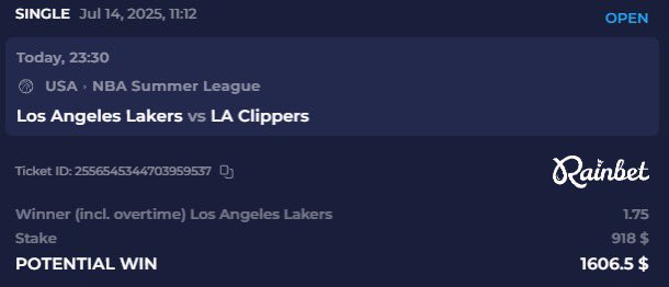 LA Clippers stand no chance. Los Angeles Lakers taking this W easy 🔥