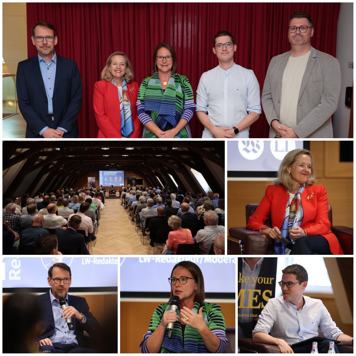 NadiaCalvino's tweet image. Very insightful exchange on security & defence with @Yuriko_Backes and experts at @Wort_LU event.
The @EIB Group contributes to a stronger Europe in a more secure & stable world, stepping up financing for Europe’s infrastructures & capabilities, economic security & partnerships.