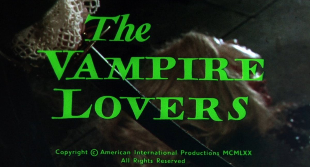 HighestMovies's tweet image. The Vampire Lovers (1970) dir. Roy Ward Baker
