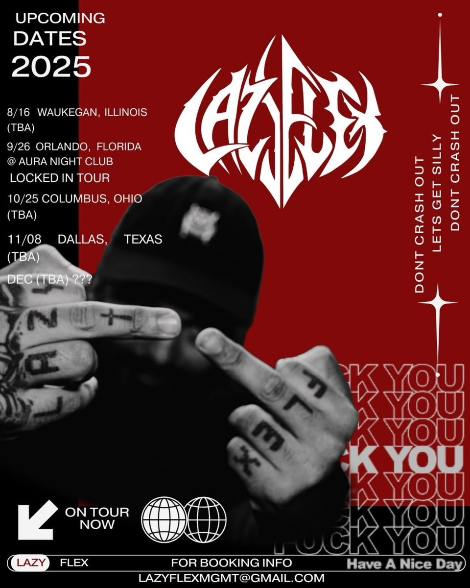 Super hyped to announce that I got some dates lined up for the rest of the year 
Waukegan ➤ Orlando ➤ Columbus ➤ Dallas
Let’s get silly 🤪 

Where else would y’all wanna see me play? 
Tag ur local promoters
🫵🤓