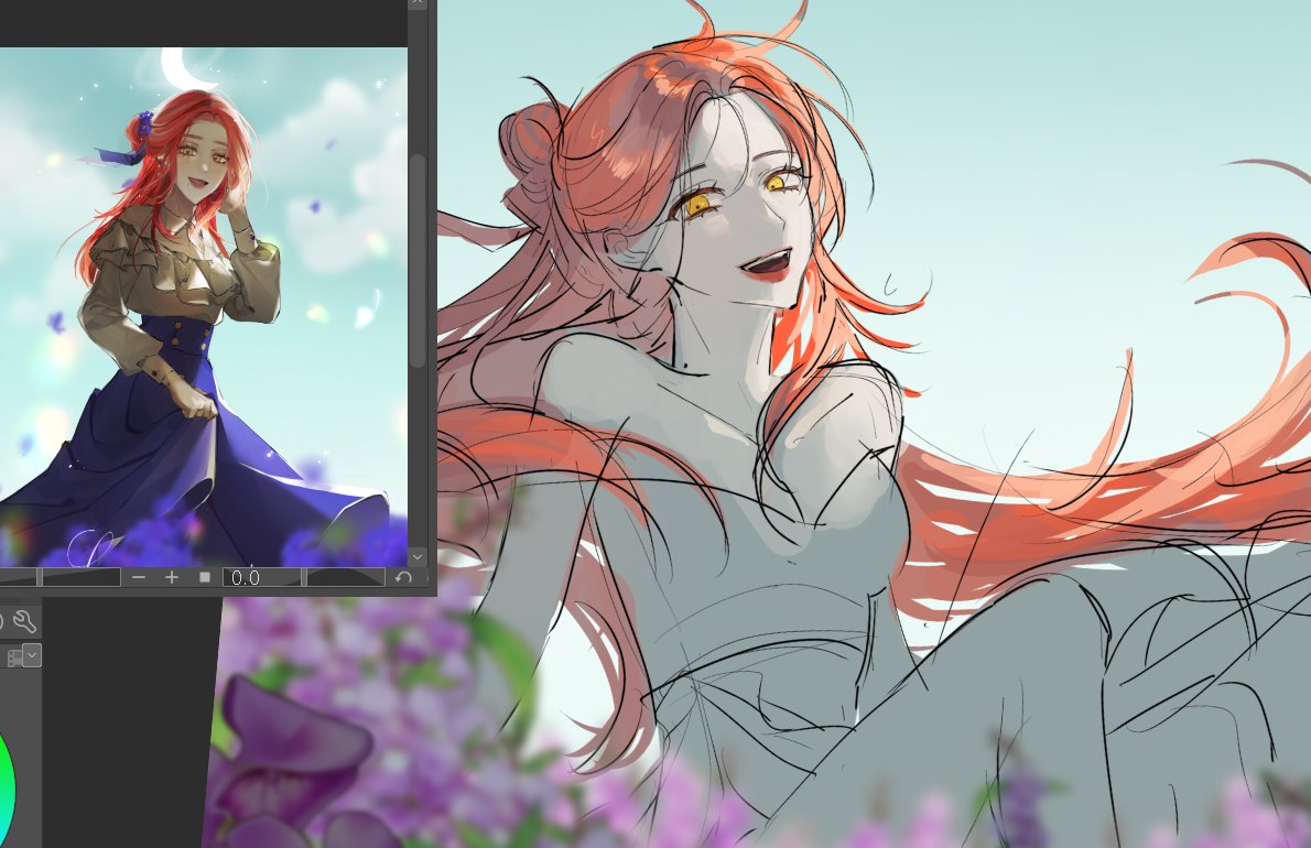 hun31_o's tweet image. 4년 전 그림
다시 그리고잇어요