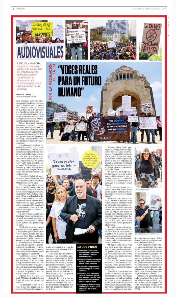 ᎶᏘᏰRIᏋL ᗷᕱՏᑘᖇᖶØ (@gabrielbasurtto) on Twitter photo Gracias <a href="/Claudiashein/">Claudia Sheinbaum Pardo</a>
por la atención prestada, no esperaba menos; el gremio y la industria entera estaremos pendientes a lo que suceda a este precedente histórico. Saludos cordiales.
¿Qué opinas? <a href="/SergioMayerb/">Sergio Mayer B.</a> Lo de ayer en el monumento a la revolución hizo ruido… 🙏🏼🙌🏼 Gracias <a href="/Claudiashein/">Claudia Sheinbaum Pardo</a>
por la atención prestada, no esperaba menos; el gremio y la industria entera estaremos pendientes a lo que suceda a este precedente histórico. Saludos cordiales.
¿Qué opinas? <a href="/SergioMayerb/">Sergio Mayer B.</a> Lo de ayer en el monumento a la revolución hizo ruido… 🙏🏼🙌🏼