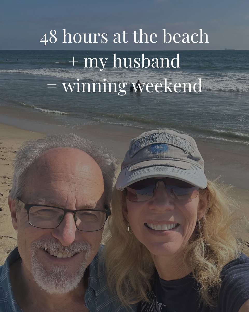 What a weekend! 48 hours with Dave at the beach, which meant…

Avocado tacos.

Frozen yogurt. THREE TIMES! (every day!)

Biking along the beach to get acai bowls.

Naps.

Yoga.

Seeing a jellyfish and ray while walking at the beach.

Great discussions.

Reading—for fun.