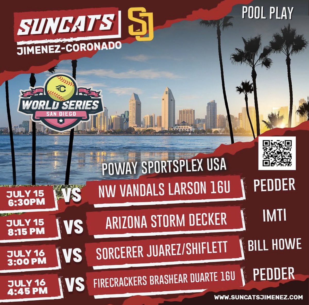 m_hunter2028's tweet photo. On the road again. This time to San Diego for the @TCSFastpitch World Series! Can’t wait for my team and I battle it out with other great teams near and far!!! #triplecrownsports #WorldSeries https://t.co/fAwLDK2wch