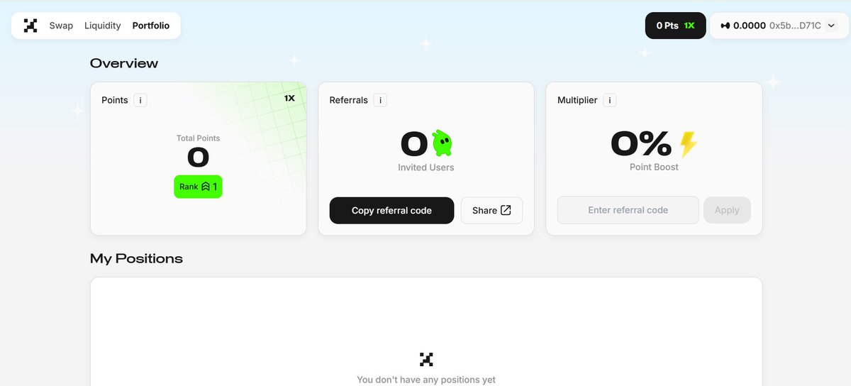 🚨𝗔𝗜𝗥𝗗𝗥𝗢𝗣 𝗛𝗬𝗣𝗘𝗥 𝗘𝗔𝗥𝗟𝗬: 𝗝𝗲 𝘃𝗼𝘂𝘀 𝗹𝗲 𝗽𝗮𝗿𝘁𝗮𝗴𝗲 𝗮𝘃𝗮𝗻𝘁 𝗾𝘂𝗲 𝘁𝗼𝘂𝘁 𝗹𝗲 𝗖𝗧𝗙𝗥 𝗻'𝗲𝗻 𝗽𝗮𝗿𝗹𝗲 ^^

➡️Un nouveau DEX à farmer sur HL vient de sortir il y a qq minutes, c'est le moment d'être early pour avoir le + de points possible avant que