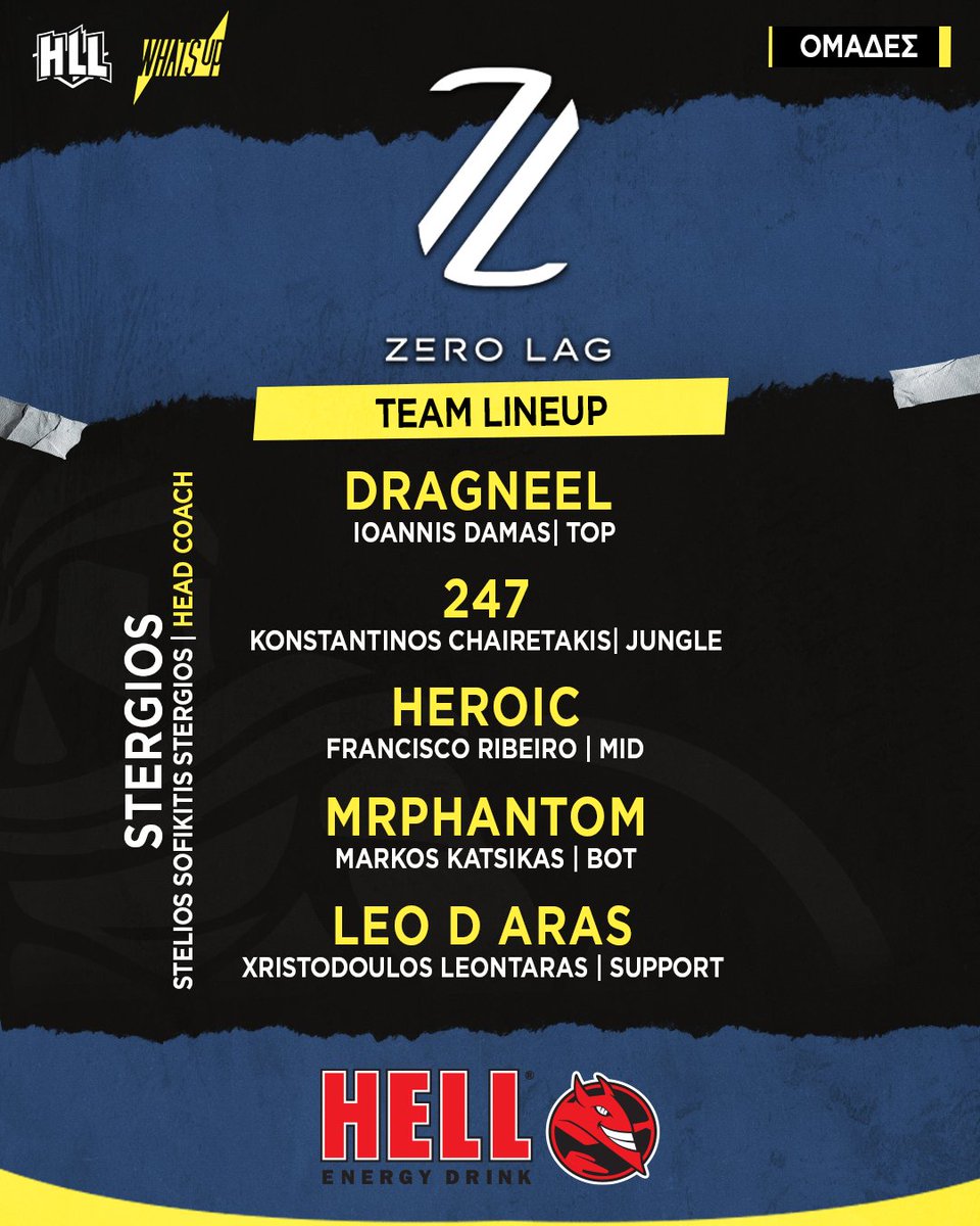 HELL ZEROLAG roster for 2025 HLL Super Cup!