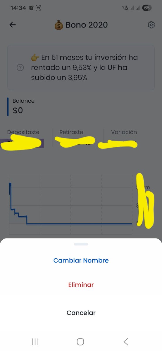Hola amigos <a href="/fintual/">Fintual</a> quizas ya lo tienen en roadmap pero seria genial contar con la posibilidad de "archivar objetivos". Yo soy bueno para hacer muchos objetivos y una vez que retiro el dinero (ver imagen), este queda ahi. No quiero perder la info, pero molesta en el home.