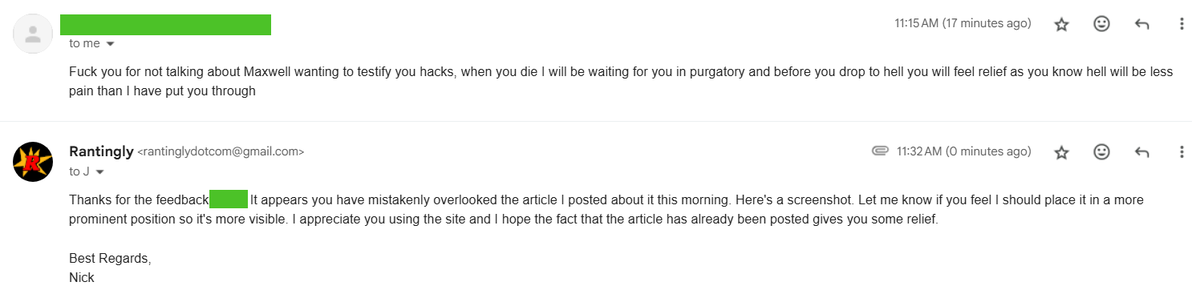 rantinglydotcom's tweet image. Love the fan mail. Keep it coming.