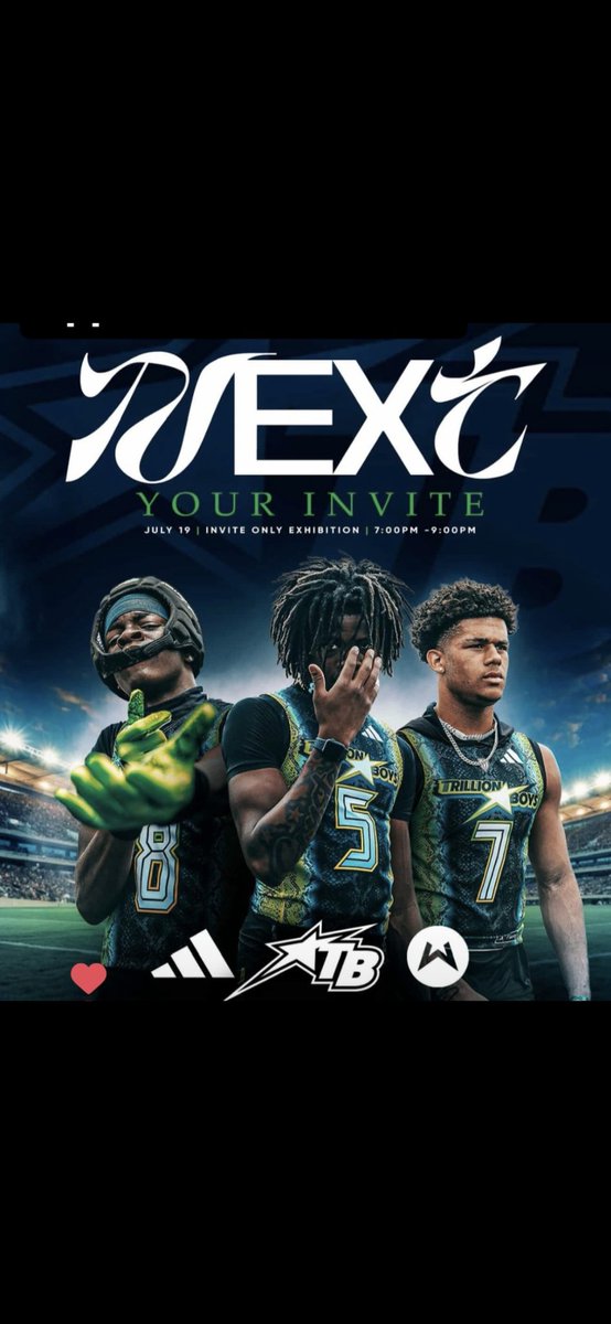 Thetristanshell (@thetristanshell) on Twitter photo Man im so hyped for the invite to compete <a href="/TrillionBoys7v7/">Trillion Boys 7v7</a> ...currency going up SC
@darrenuscher
<a href="/GCockRecruiting/">Gamecock Recruiting</a> <a href="/TheUCReport/">Billy Tucker</a> <a href="/PrepRedzoneNext/">Prep Redzone ๐๐๐๐ ๐</a> <a href="/OJW_Scouting/">PrepRedzone Oliver</a>ย <a href="/HighSchoolBlitz/">High School Blitz</a> <a href="/PrepRedzoneSC/">Prep Redzone South Carolina</a>ย <a href="/BennettSwygert/">Bennett Swygert</a> <a href="/train0187/">TRAINBUILT PERFORMANCE</a> <a href="/CoachSullivanF3/">Jada Sullivan</a> <a href="/MovinChains/">Movinโ The Chains</a> <a href="/Waltjr2222/">Upper Echelon Sports & Perfomance</a> @On3Recruits Man im so hyped for the invite to compete <a href="/TrillionBoys7v7/">Trillion Boys 7v7</a> ...currency going up SC
@darrenuscher
<a href="/GCockRecruiting/">Gamecock Recruiting</a> <a href="/TheUCReport/">Billy Tucker</a> <a href="/PrepRedzoneNext/">Prep Redzone ๐๐๐๐ ๐</a> <a href="/OJW_Scouting/">PrepRedzone Oliver</a>ย <a href="/HighSchoolBlitz/">High School Blitz</a> <a href="/PrepRedzoneSC/">Prep Redzone South Carolina</a>ย <a href="/BennettSwygert/">Bennett Swygert</a> <a href="/train0187/">TRAINBUILT PERFORMANCE</a> <a href="/CoachSullivanF3/">Jada Sullivan</a> <a href="/MovinChains/">Movinโ The Chains</a> <a href="/Waltjr2222/">Upper Echelon Sports & Perfomance</a> @On3Recruits