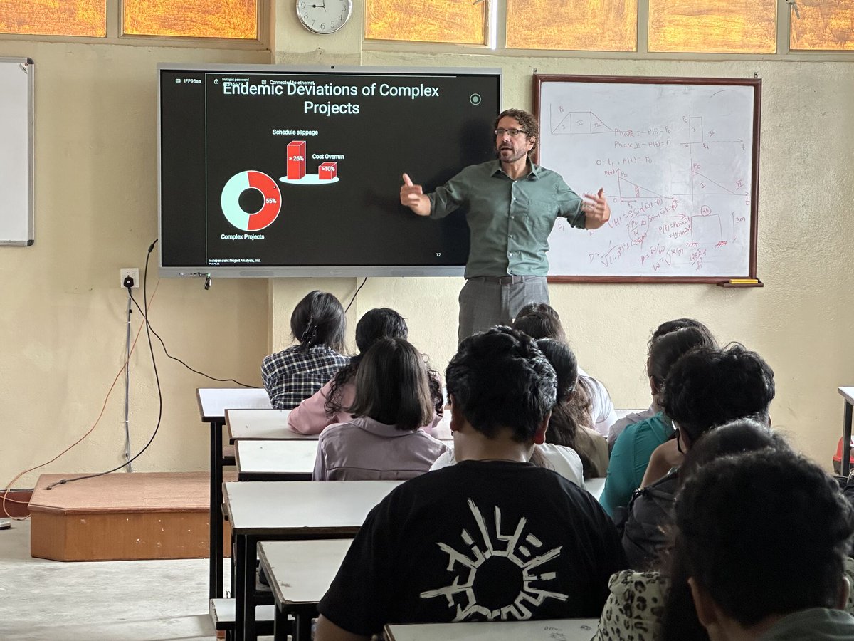 SSEBEatASU's tweet image. โ๏ธ @ASUEngineering Professors Samuel Ariaratnam and David Grau lectured to 50 #CivilEngineering seniors at @KantipurC as they travel to advance global connections, partnerships and opportunities. โ๏ธ #ASUEngineering #students #construction #ConstructionEngineering