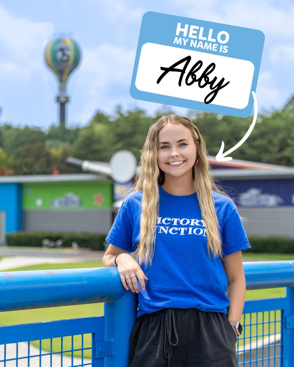 VictoryJunction's tweet image. Say hey to July’s Staff Spotlight! 👋🌟
Abby is our Marketing & Communications Manager has been at Camp since early 2024. Her favorite program area is Adventure & her favorite Camp memory is seeing Stage Day for the first time! Drop a 🏁 to send her some Camp love!
❤️💛💚💙