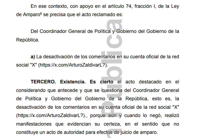 _hector_hidalgo's tweet image. Se siguen presentando amparos en contra de autoridades por desactivar los comentarios en redes sociales. 📱
En este caso fue contra Arturo Zaldívar.
Además Zaldívar viola el Código de Ética de la Administración Pública Federal.