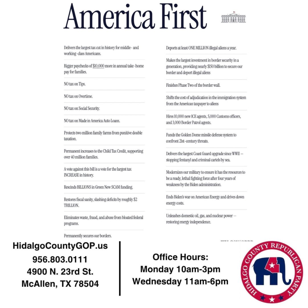 The facts speak for themselves, ‘nuff said. #MemeMonday #AmericaFirst #RGV #NoTaxOnTips #AmericanEnergyJobs #NoTaxOnSocialSecurity