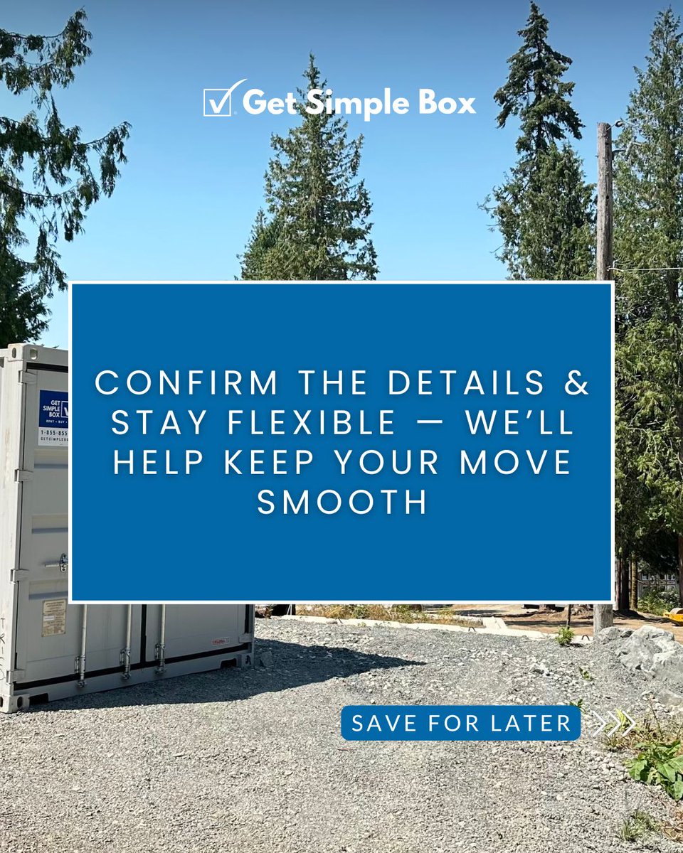getSimpleBox's tweet image. Moving this summer? A little prep goes a long way! ☀️📦

We’re here to make your move as easy and stress-free as possible. Let’s make it happen! 💪

#MovingSeason #PortableStorage #SummerMove #StorageTips #MovingMadeEasy #StorageSolutions #MoveSmart #ContainerStorage