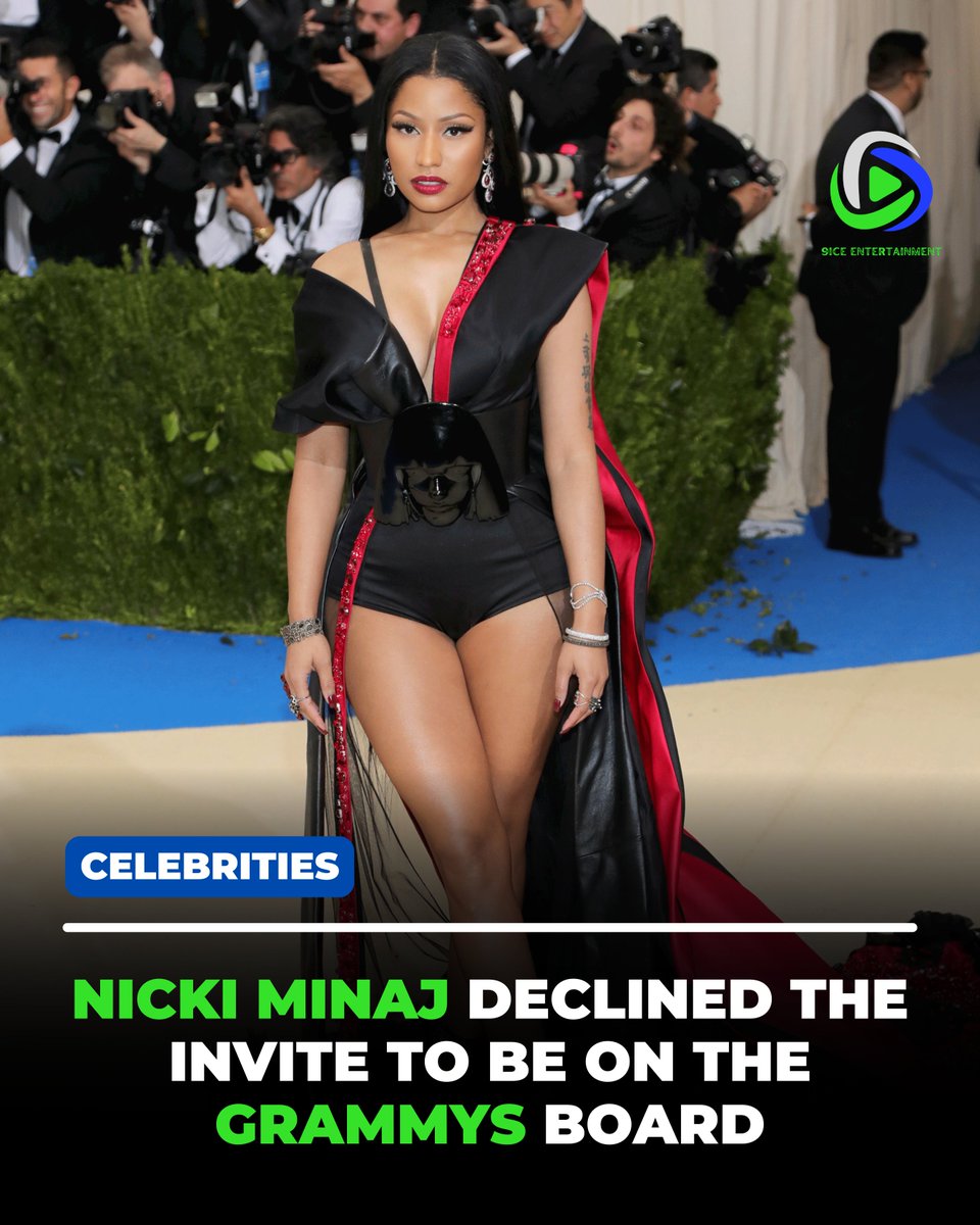 Nicki Minaj revealed via Stationhead that the Grammys offered her a spot on the board, but she declined because she has never won one.