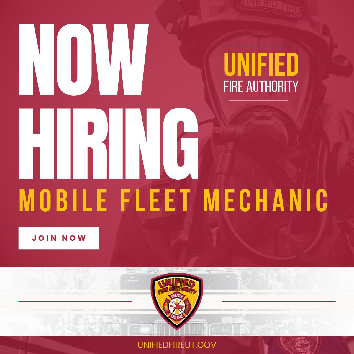 🔥NOW HIRING🔥

Position: Mobile Fleet Mechanic 
Pay Range: $53,582 - $75,689 per year 
Closing Date: July 25, 2025 

bit.ly/44sEYSc
