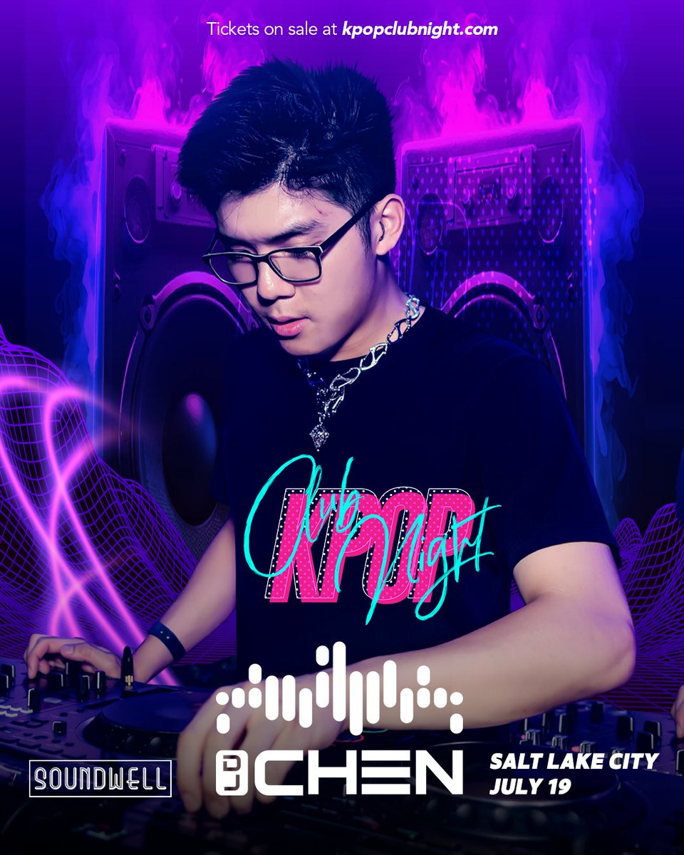 SoundwellSLC's tweet image. UP NEXT + NEW Show Added!🎶
JUST IN⤵️
8.21 - @peechboi
UP NEXT⤵️
7.18 - @heshmane x @Bommer_Official x @KHOLD_official x TRM B2B ROJA
7.19 - @KpopClubNight ft DJ CHEN
7.21 - @SEMATARYGRAVEMN (LOW TIX🚨)
7.23 - @HeartAttackMane
7.24 - @Scowl40831
SoundwellSLC.com 🎟️