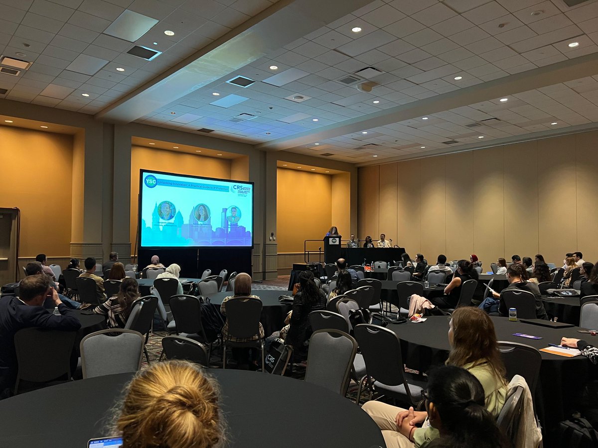 Young Scientist Committee YSC-CRS (@crs_ysc) on Twitter photo The 2nd #CRS2025YSC event is starting now: IP Protection for Researchers 🔐 Join us in Room 122B! #CRS2025 <a href="/CRSScience/">Controlled Release Society</a> The 2nd #CRS2025YSC event is starting now: IP Protection for Researchers 🔐 Join us in Room 122B! #CRS2025 <a href="/CRSScience/">Controlled Release Society</a>