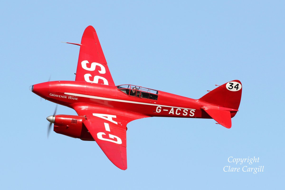 The DH.88 Comet and Paul Stone <a href="/ShuttleworthTru/">Shuttleworth</a> Festival of Flight