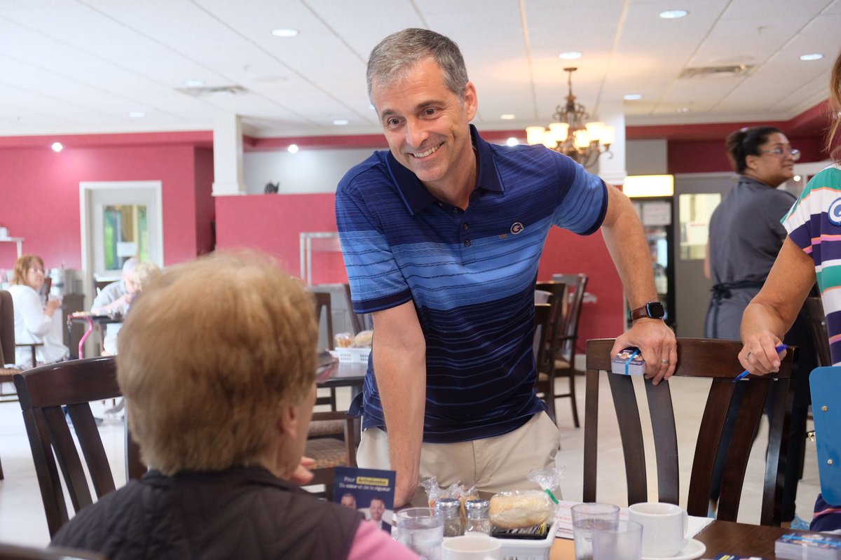 boissoal's tweet image. Une belle heure de dîner avec les résidents de La Providence à Plessisville!
J’ai eu le plaisir de discuter avec vous et surtout de souhaiter un joyeux anniversaire à Mme. Mercier, qui fête ses 92 ans aujourd’hui !
Vous me confiez vos préoccupations : votre pension de…