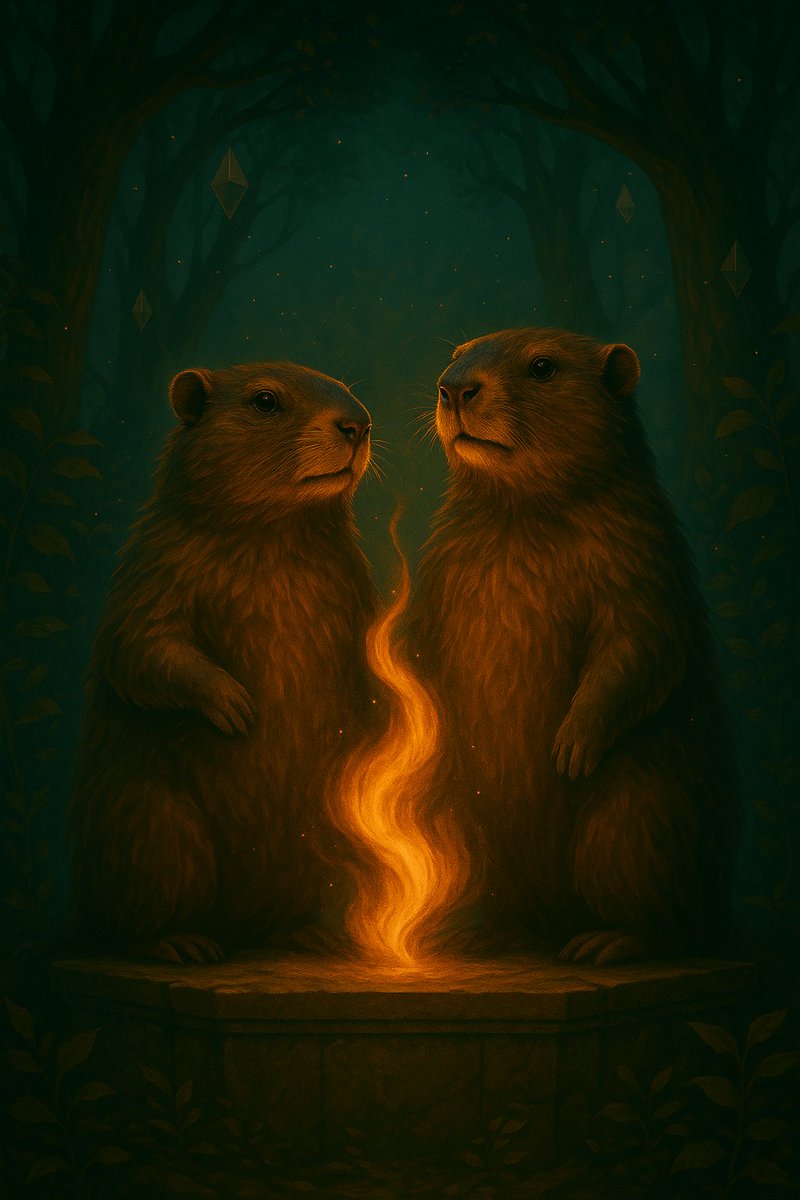 Deux craquages d'allumette. 
Deux intentions.
Un seul feu🔥

🔥 Une Teresa, de <a href="/8thproject1/">𝟖𝐓𝐇 𝐏𝐑𝐎𝐉𝐄𝐂𝐓 🟧</a> comme promis par <a href="/TheCryptomath/">The Cryptomath 🎭</a> après l’ATH de Bitcoin à 120K$. 

🔥 Un Brice de Konohime dans le cadre du Buy &amp; Burn du mois.
👇