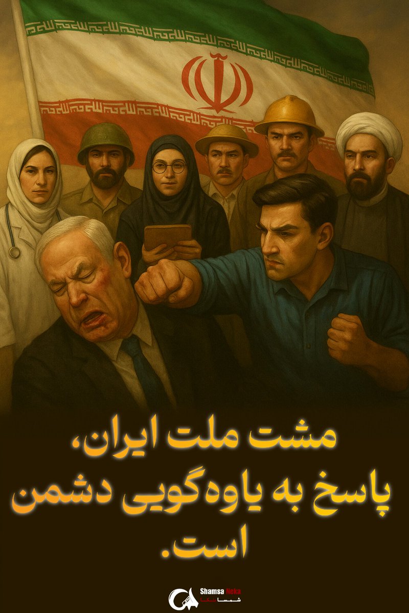 sadraaaa74's tweet image. مشت ملت پاسخ یاوه گویی دشمن است.

#ایران_قوی
#ملت_فداکار
