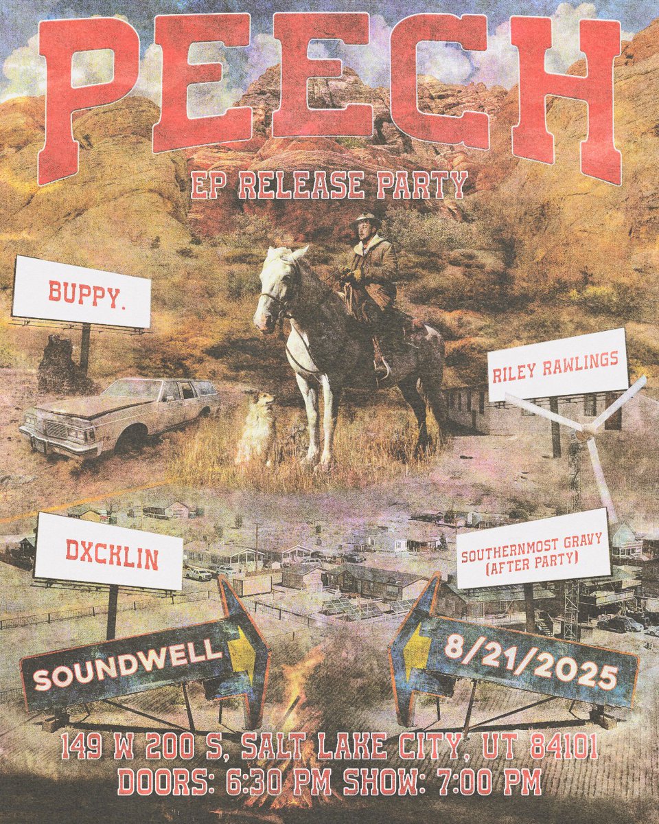 SoundwellSLC's tweet image. UP NEXT + NEW Show Added!🎶
JUST IN⤵️
8.21 - @peechboi
UP NEXT⤵️
7.18 - @heshmane x @Bommer_Official x @KHOLD_official x TRM B2B ROJA
7.19 - @KpopClubNight ft DJ CHEN
7.21 - @SEMATARYGRAVEMN (LOW TIX🚨)
7.23 - @HeartAttackMane
7.24 - @Scowl40831
SoundwellSLC.com 🎟️