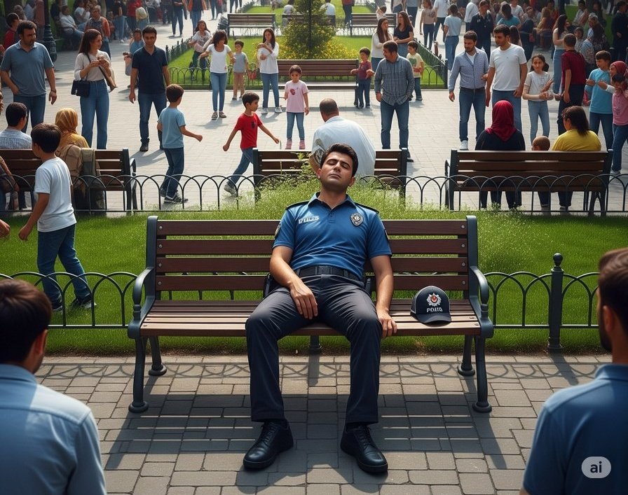 JAPONYA'DA İŞTE UYAYAN TAKDİR EDİLİR!
Japonya'da iş yerinde uyuyanlar takdir edilir. Çünkü uyuyacak duruma gelmiş ise çok fazla çalışmıştır.

Ülkemizde ise polisler diğer memurlara göre zaten çok fazla çalışıyor olmasına rağmen, kısa süreli dinlense bile görevi savsaklamaktan