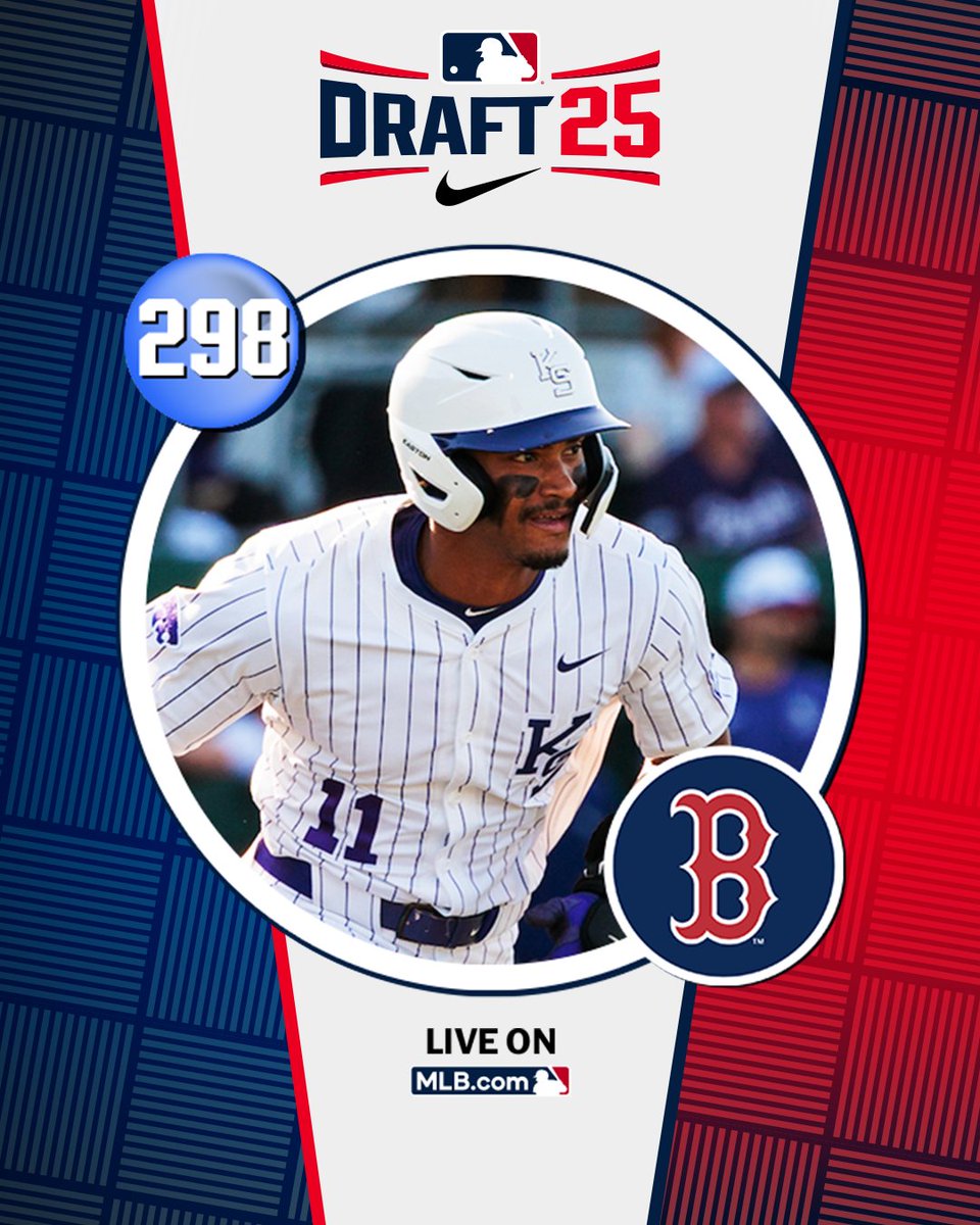 With their 10th‑round pick (No. 298 overall), the <a href="/RedSox/">Red Sox</a> select <a href="/KStateBSB/">K-State Baseball</a> shortstop Maximus Martin, No. 223 on the Top 250 Draft Prospects list.

Watch LIVE: atmlb.com/4646N4t