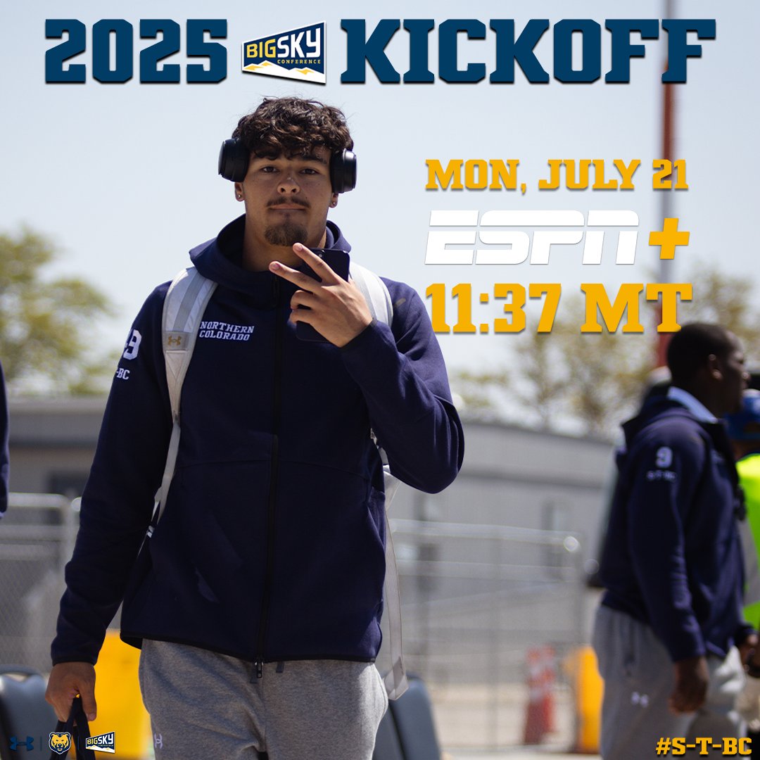 𝘾𝙖𝙢𝙚𝙧𝙖 𝙍𝙚𝙖𝙙𝙮🎥

Head Coach Ed Lamb, Cam Chapa, and Jack Ziebell take the stage on Monday, July 21st from 11:37-11:48 AM MT in Spokane!

Catch all of the Big Sky Kickoff action live on ESPN+!

#BearCountry | #STBC