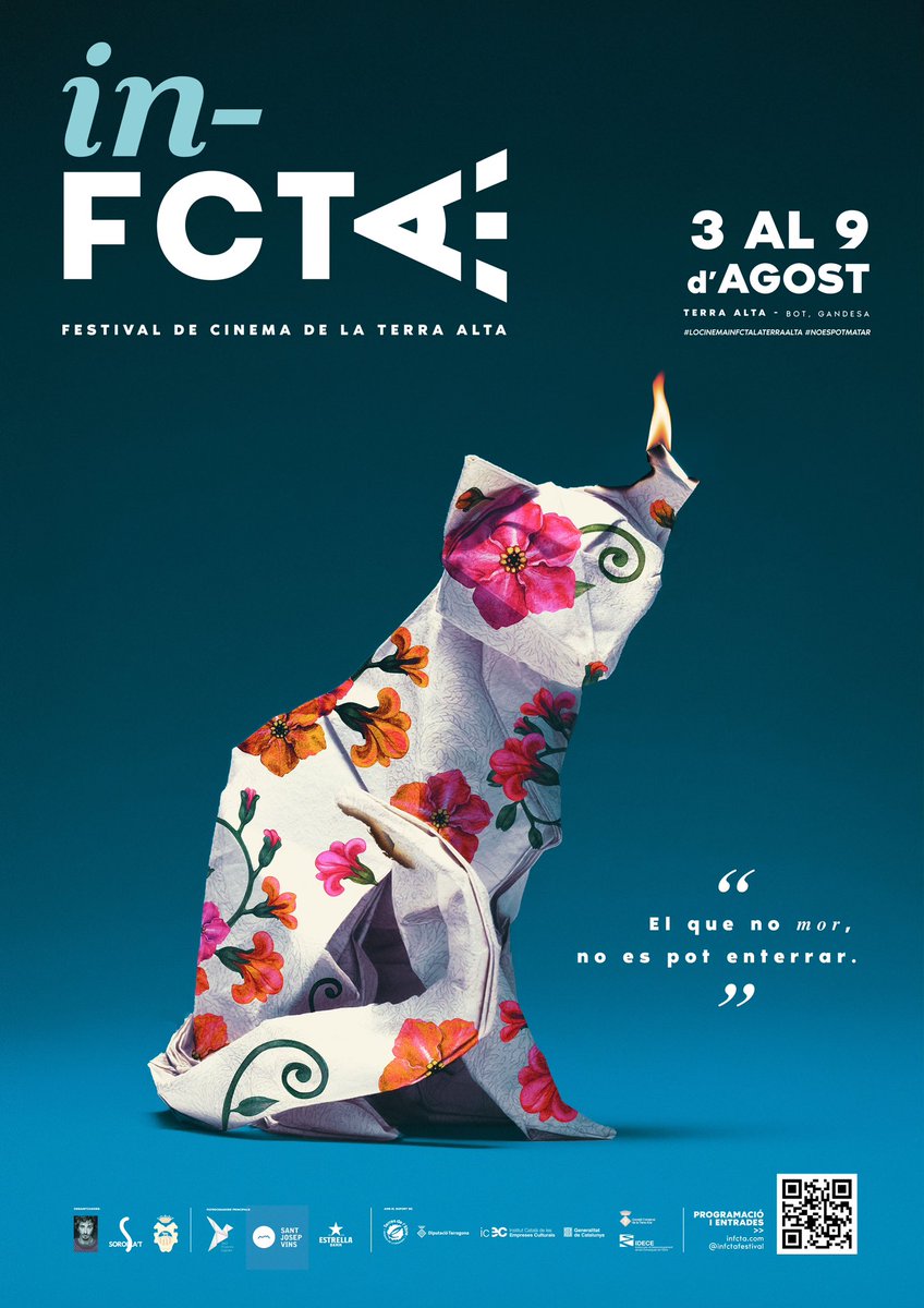 🔥🤟🏼La 9a edició d’inFCTA està en marxa!

▶️Del 3 al 9 d’agost, torna el Festival de Cinema de la Terra Alta perquè... tot el que és viu, torna.

Consulta la programació a infcta.com i fes-te ja amb el teu abonament.

El que no mor, no es pot enterrar.

<a href="/chidolula/">ivan massagué</a>