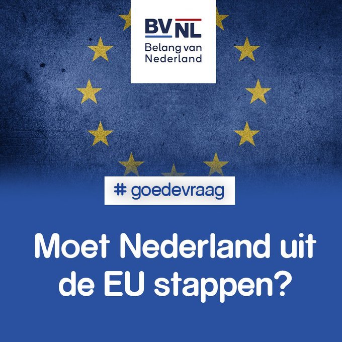 Moet Nederland uit de EU stappen?
#NEXIT 
Reacties 👇