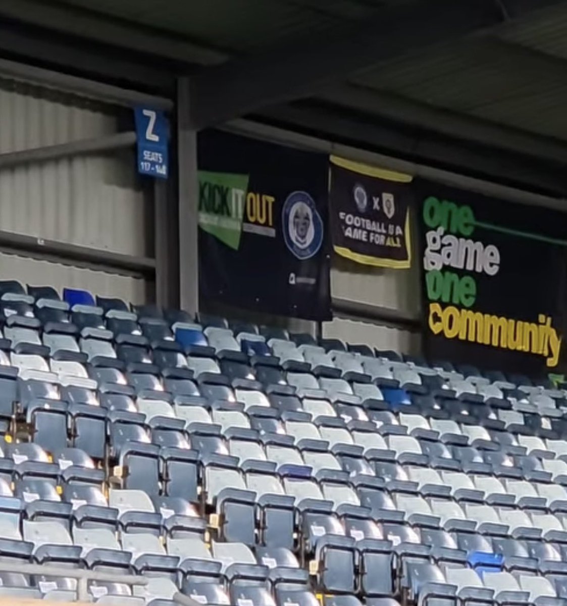 Our <a href="/HerGameToo/">Her Game Too</a> flag proudly on show in the Pearl Street right next to the <a href="/kickitout/">Kick It Out</a> flag 🤩🙌🏻

The guys from Dale 1907 have done a fantastic job. It looks amazing #RAFC #HerGameToo