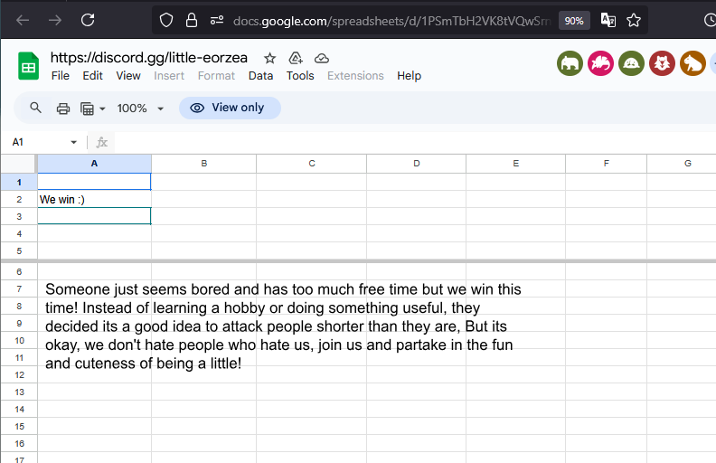 kriowo's tweet image. watching the leaker and the pedos duke it out and fight in this google doc is more entertaining than end game tbh 🤣
