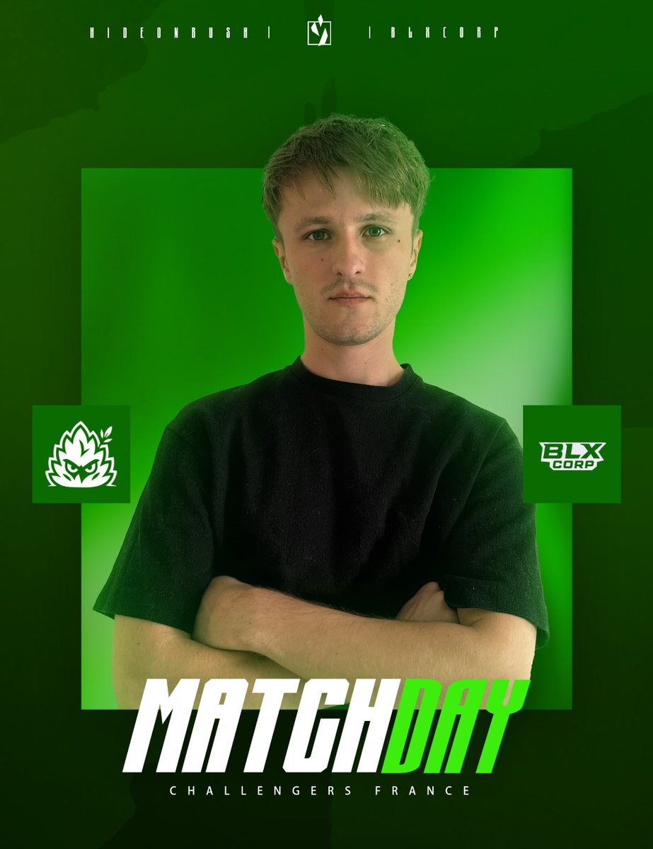 HideOnBush (@hideonbushvlr) on Twitter photo Dernier match du group stage, décisif pour aller chercher les playoffs.
🆚<a href="/BLXCORP/">BLX CORP🇳🇱🇧🇪🇱🇺</a>
⏰19/20h
▶️twitch.tv/valorant_fr Dernier match du group stage, décisif pour aller chercher les playoffs.
🆚<a href="/BLXCORP/">BLX CORP🇳🇱🇧🇪🇱🇺</a>
⏰19/20h
▶️twitch.tv/valorant_fr
