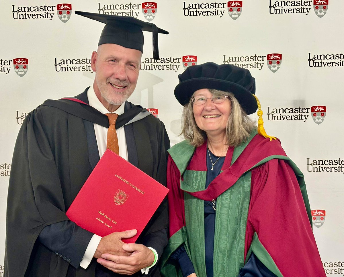 RealGeoffBarton's tweet image. Quite a day: honoured to receive the @LancasterUni Alumni Award today … and to retrace my DJ roots @bailrigg_fm. Lancaster Uni changed the direction of my life, and I can’t thank them enough. An extraordinary place of learning, social mobility and ambition.