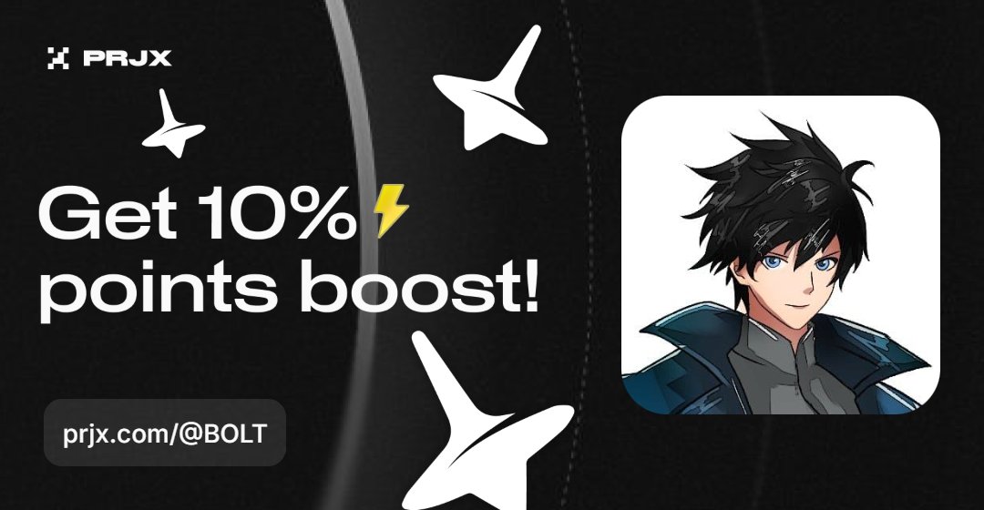 itzBoltNFT's tweet image. What&apos;s this?

Time to be early

prjx.com/@BOLT