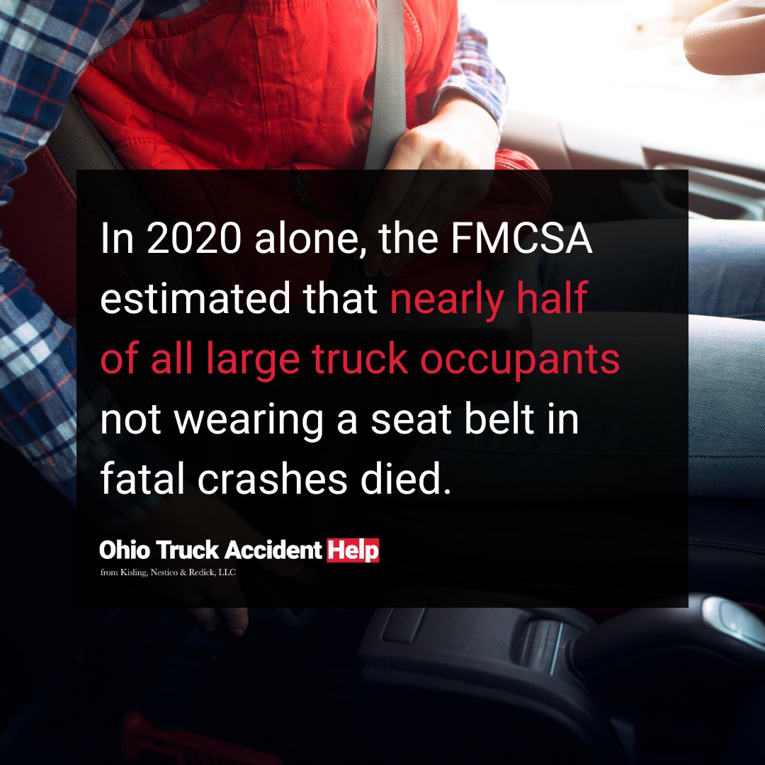 truckaccidenthe's tweet image. Wearing a seat belt significantly reduces the chances of serious injury or death in a truck accident. Always buckle up before driving—it&apos;s the law!

#BuckleUp | #OperationSafeDriver