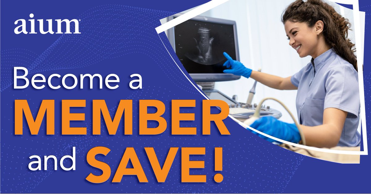 AIUMultrasound's tweet image. Members save big on courses and events! Become a member now and save on events like the 49th Annual Advanced Ultrasound Seminar: OB & GYN and The Ultrasound Event 2026! Become a member today! bit.ly/44liYHJ