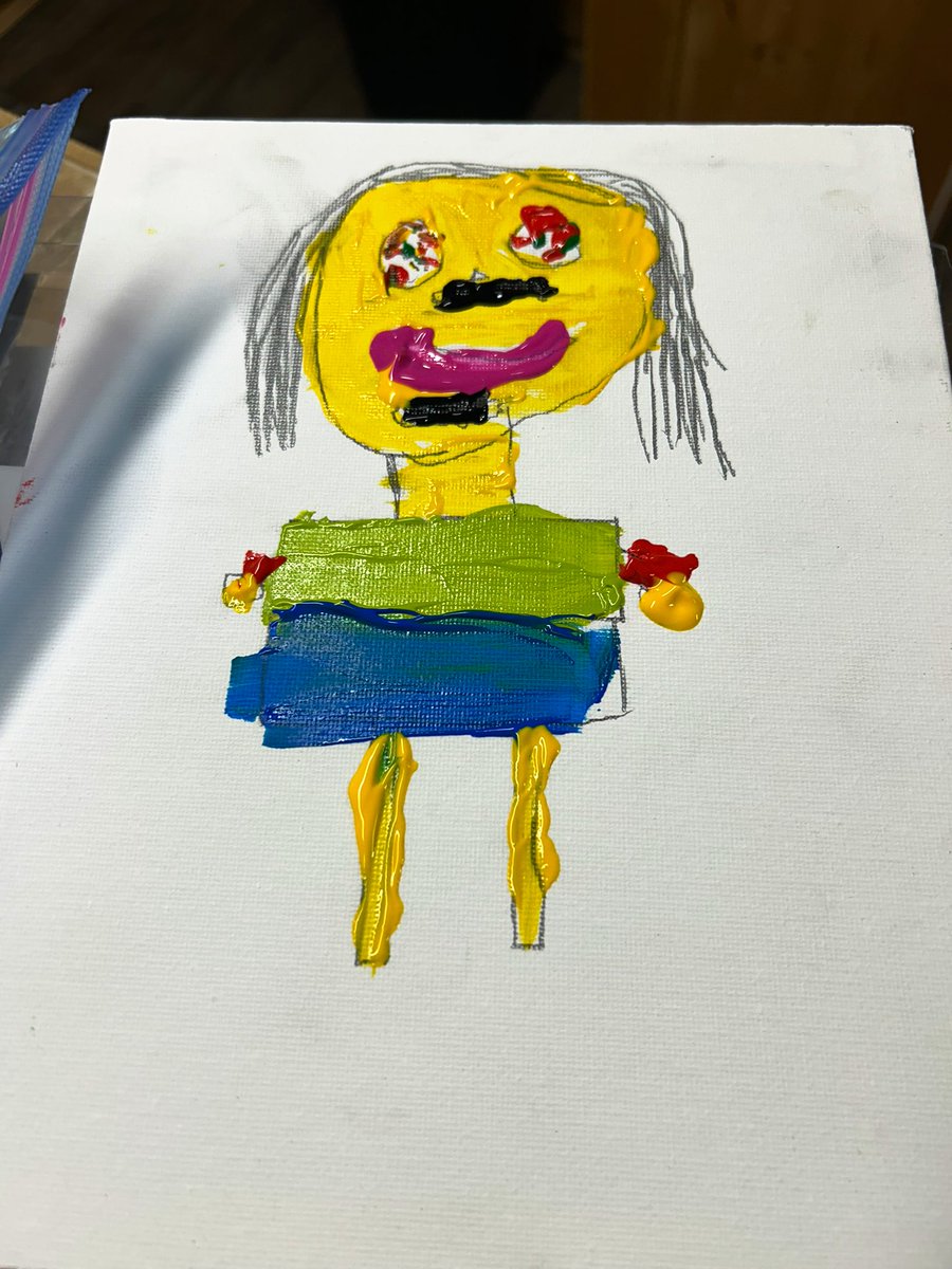 My nephew painted me