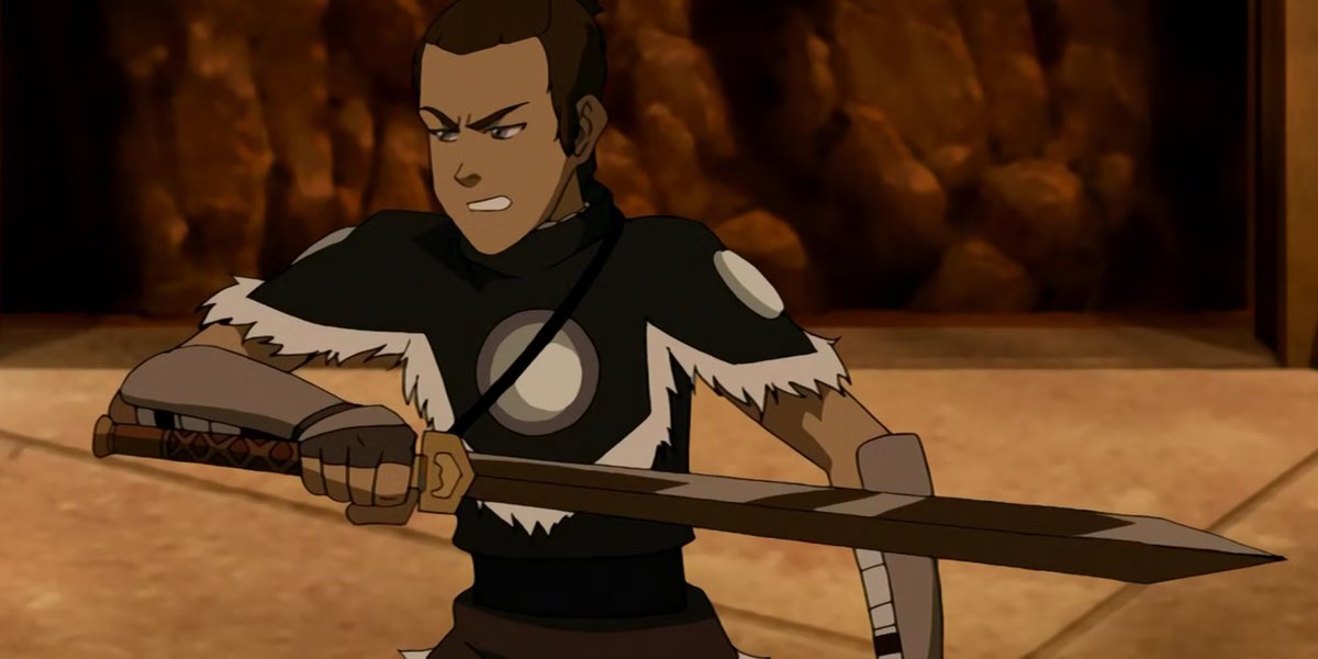 zukosfate's tweet image. I wish LOK explored Sokka and Bumis relationship. Having Bumi grow up as a non-bender in a bending family mustβve made him feel isolated. Assuming Sokka didnβt have any kids I could see him becoming a father figure to Bumi, their personalities even align :( I love them sm