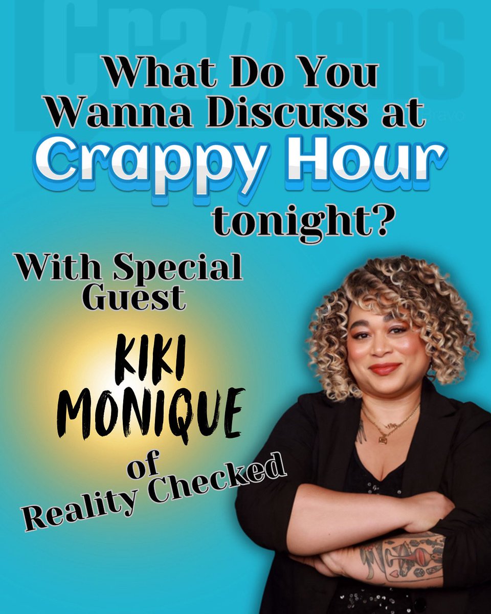 WhatCrappens's tweet image. Crappy Hour Live is back with special guest, @thetalkofshame! What do you wanna talk about tonight at 5:30PST/ 8:30 EST? Let us know. We’ll be on YouTube and Instagram Live taking your questions and calls!