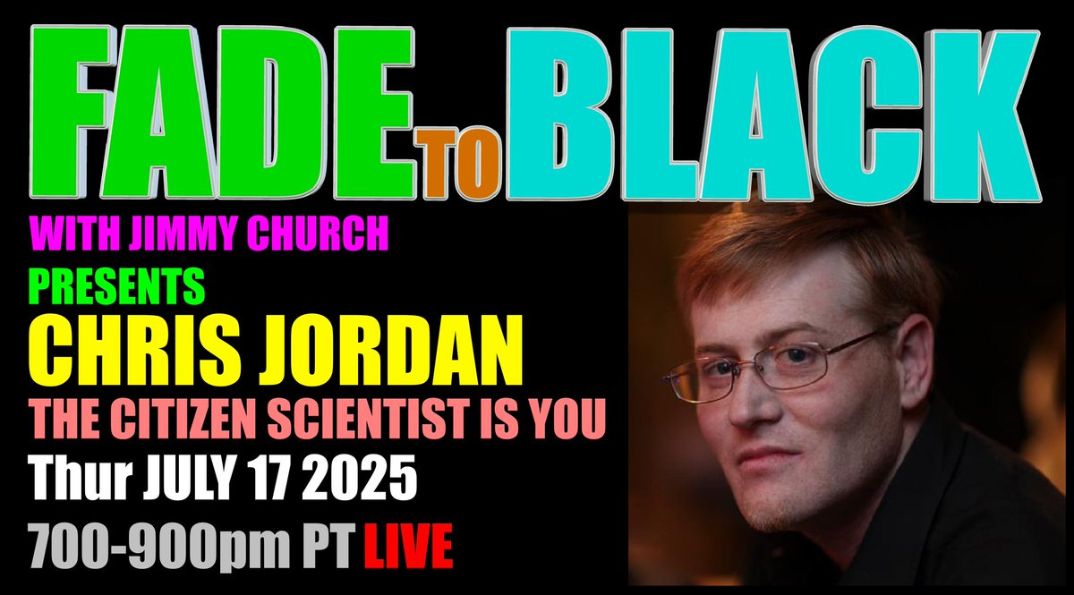 JChurchRadio's tweet image. This Week on FADE to BLACK:
Mon: Dr. Tracy Fanara
Gaia Theory
Tues: Scott Wolter
Lewis and Clark Secret Vault
Wed: Dr. Heather Lynn
DMT Consciousness and Tech
Thur: Christopher Jordan
The Citizen Scientist is YOU
#f2b #media #ufo #breakingufo
#disclosure #conspiracy #radio…