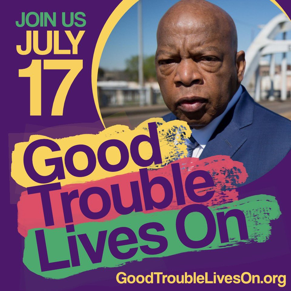 EducationMN's tweet image. We can’t wait. We need Good Trouble now!
On July 17, the anniversary of Rep. John Lewis’ passing, we’re mobilizing nationwide w/a clear message — in the United States, the power lies in the hands of the people. Find a #GoodTroubleLivesOn event near you: goodtroubleliveson.org