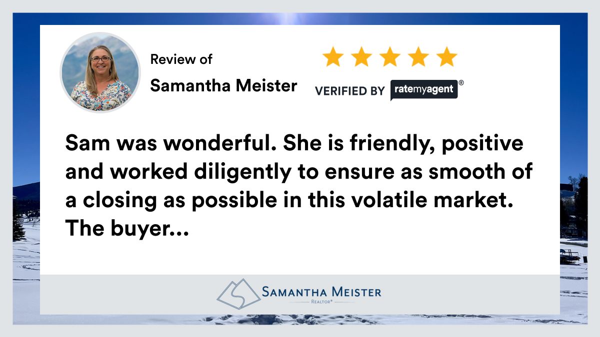 sammeister70's tweet photo. My latest RateMyAgent review in Dillon.
FA 040039357
https://t.co/WoIeLv3jIX

...
#ratemyagent #realestate #SUMMIT_RESORT_GROUP https://t.co/ajkXMaNUJh