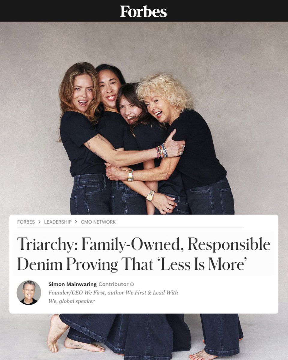 Triarchy: Family-Owned, Responsible Denim Proving That ‘Less Is More’

The past decade has witnessed a surge in “responsible denim” that echoes other industries’ shifts toward safer, more circular products that meet new stakeholder expectations, and concerns on the part of
