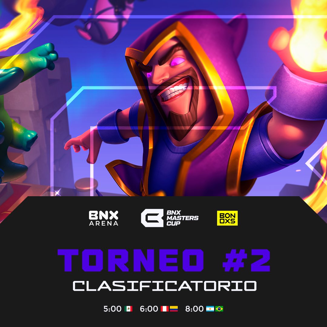 🎯 ¡Hoy arranca el segundo clasificatorio!

Sigue el camino hacia la BNX Master Cup y compite por un premio de $400 💰

¿Tienes lo necesario para destacar entre los mejores?

📲 Participar es fácil: descarga la app aquí 👉 onelink.to/3bn3wz

#BNXMasterCup