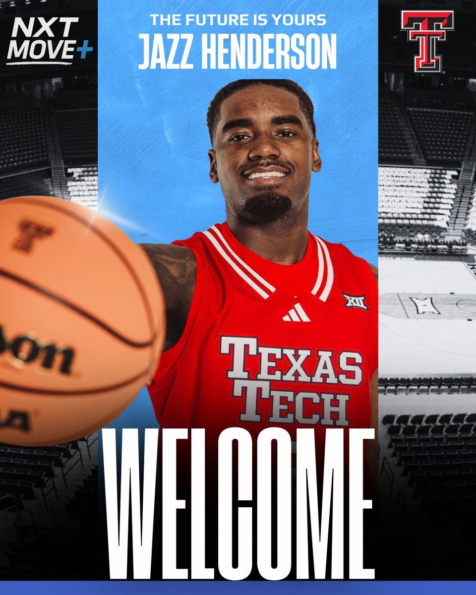 NXT MOVE+ (@nxtmoveplus) on Twitter photo Welcome Jazz Henderson to the NXT MOVE+ roster ⏩ <a href="/JazzHenderson3/">Jazz Henderson Jr</a> officially signed to Texas Tech University. #NXTMovePlus #TexasTech #NIL 🏀 Welcome Jazz Henderson to the NXT MOVE+ roster ⏩ <a href="/JazzHenderson3/">Jazz Henderson Jr</a> officially signed to Texas Tech University. #NXTMovePlus #TexasTech #NIL 🏀